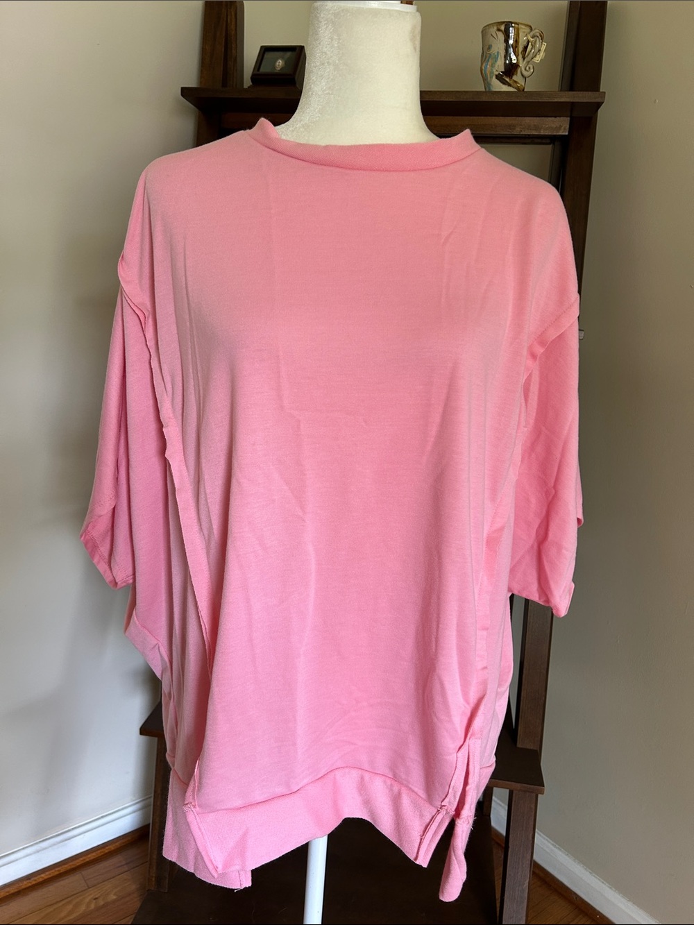 Sew In Love Pink Dolman Sleeve Sweatshirt